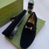 Gucci Men Suede Shoe - Black