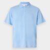 Jack & Jones Plain Polo T-shirt - Sky Blue